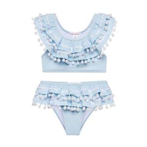 Stella Cove Girl's Light Blue Two-Piece Swimsuit Size 2 Years